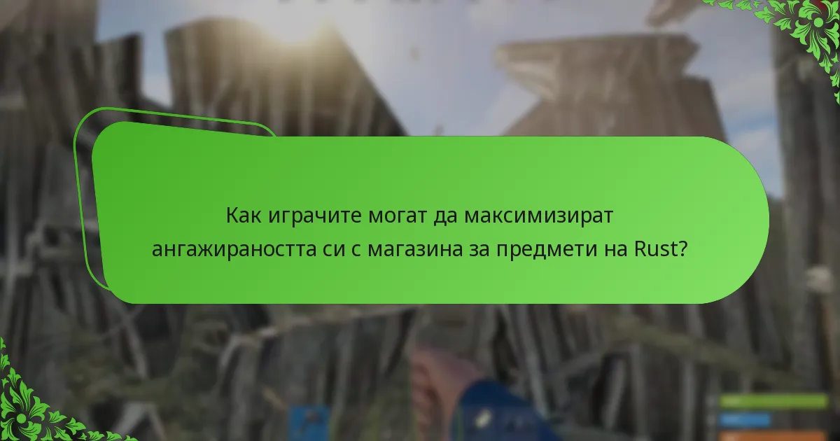 Как играчите могат да максимизират ангажираността си с магазина за предмети на Rust?