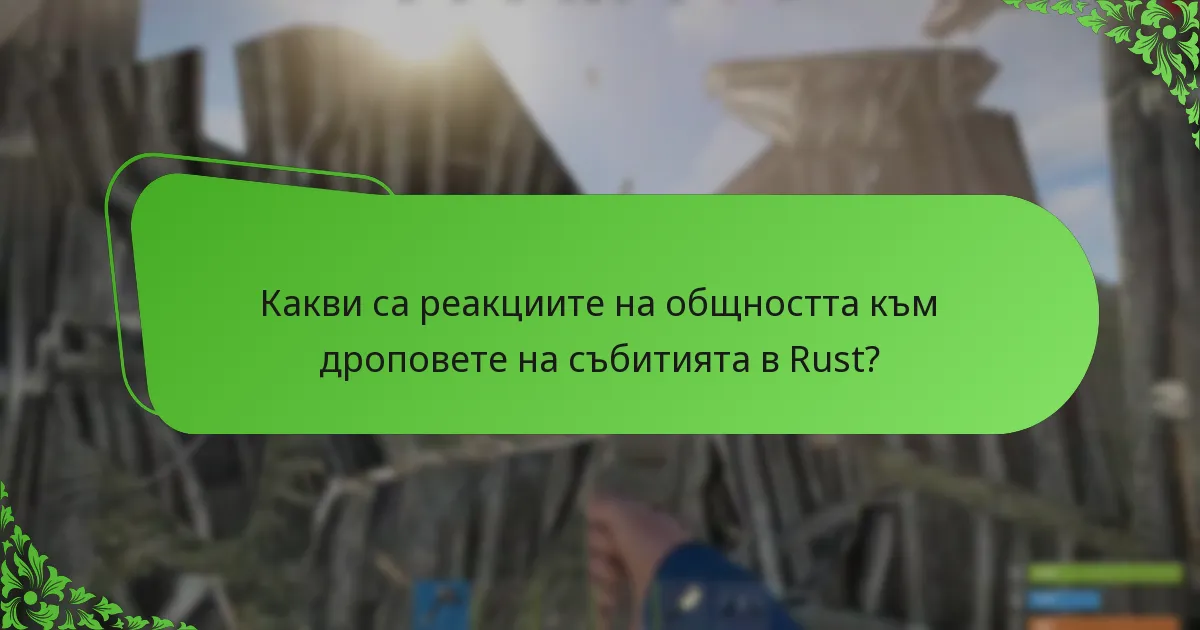 Какви са реакциите на общността към дроповете на събитията в Rust?